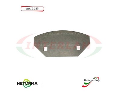 L245 - Lama per Carri UNIFEED - Liscia - Ø81 - STORTI - (10 Pz.)