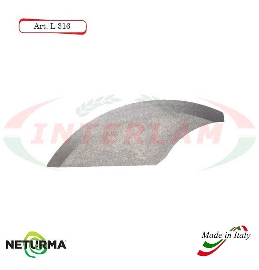 L316 - Knife for mixer wagons UNIFEED - Smooth - Ø81 - ALIECO - (5 Pcs.)