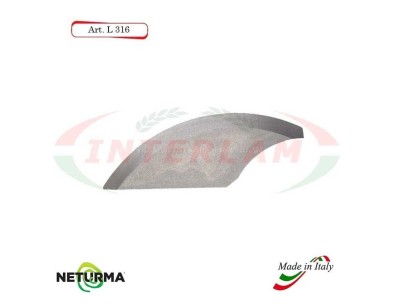 L316 - Lama per Carri UNIFEED - Liscia - Ø81 - MARMIX - (5 Pz.)