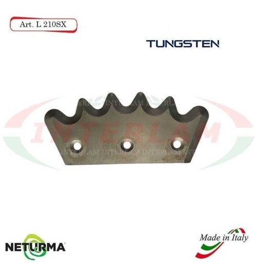 Lama per Carri UNIFEED L210SX Dentata - PAGLIARI - 0350S - TUNG