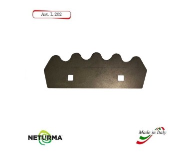 L202 - Lama per Carri UNIFEED - Dentata - Ø70 - MARMIX - ALIECO (10 Pz.)