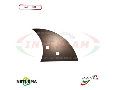 L231 -  Lama per Carri UNIFEED - Liscia - Ø141 - ALIECO - (5 Pz.)