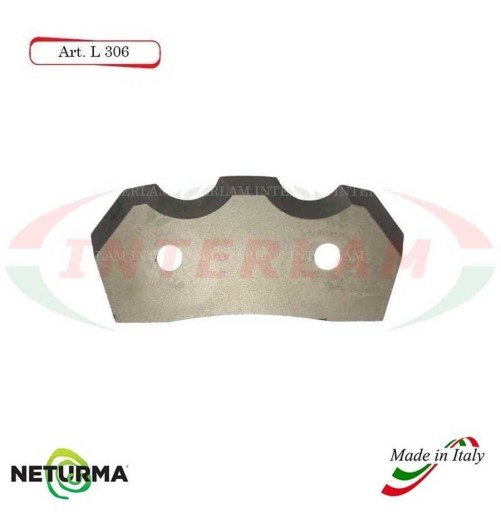 L306 - Lama per Carri UNIFEED - Dentata Ø93 - MARMIX - ALIECO - (5 Pz.)