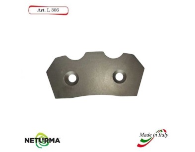 L306 - Lama per Carri UNIFEED - Dentata Ø93 - ALIECO - (5 Pz.)