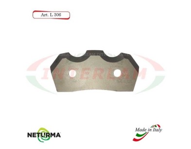 L306 - Lama per Carri UNIFEED - Dentata Ø93 - ALIECO - (5 Pz.)