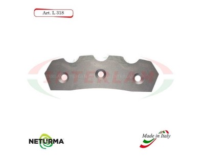 L318 - Lama per Carri UNIFEED - Dentata - Ø92 MARMIX  - 5 Pz.