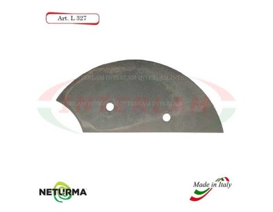 L327 - Lama per Carri UNIFEED - Liscia - Ø140 - MARMIX - (2 Pz.)