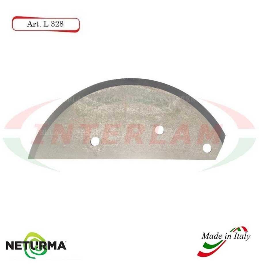 L328 - Knife for mixer wagons UNIFEED Smooth - Ø140 - MARMIX - ALIECO - (2 Pcs.)