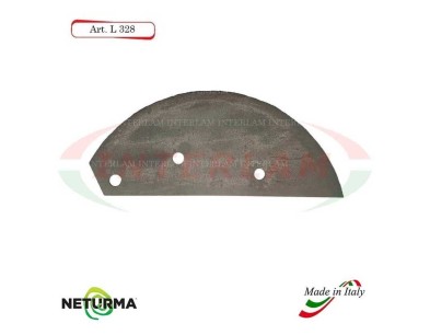 L328 - Lama per Carri UNIFEED - Liscia - Ø140 - ALIECO - (2 Pz.)