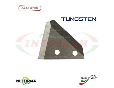 LF407DX - Lama per FRESA Carri UNIFEED - AGM - (25 Pz.) - TUNGSTENO