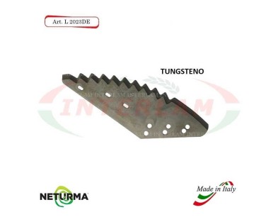 LS2023DX - Lama per Carri UNIFEED - TUNGSTENO - STORTI - (3 Pz.)