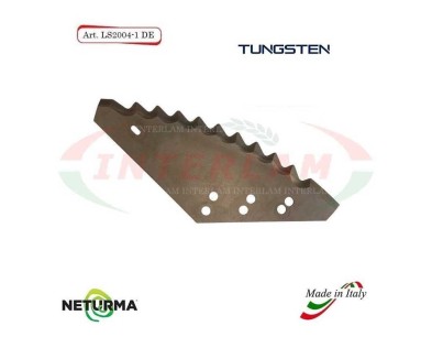 LS2004-1-DX - TUNGSTENO - Lama per Carri UNIFEED - ITALMIX - (2 Pz.)