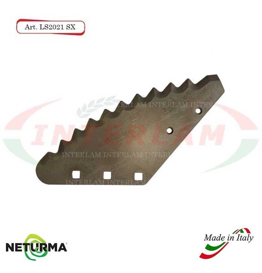 LS2021SX - Right - Knife for mixer wagon UNIFEED - Vertical - Toothed - FARESIN - (5 Pz.)