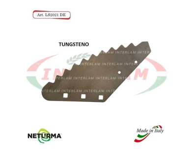 LS2021DX - Lama per Carri UNIFEED -TUNGSTENO - FARESIN - (5 Pz.)