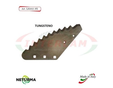 LS2021SX - Lama per Carri UNIFEED -TUNGSTENO - FARESIN - (5 Pz.)