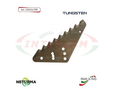 LS2024DX - Lama per Carri UNIFEED L - Tungsteno - STORTI - (5 Pz.)