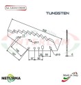 LS2010SX - TUNGSTENO - Lama per Carri UNIFEED - KUNH Unificata - (5 Pz.)