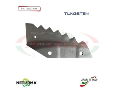 Lama per Carri UNIFEED LS 2015 SX - Piegata -Tungsteno TRIOLET 5 Pz.