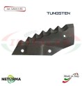 LS2015SX - Tungsten - Knife for mixer wagon UNIFEED - Vertical - Toothed - FOLDED - Piegata - TRIOLET - (5 Pcs) LS2015SX - Tungsten - Knife for mixer wagon UNIFEED - Vertical - Toothed - FOLDED - Piegata - TRIOLET - (5 Pcs)