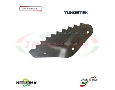 Lama per Carri UNIFEED LS2014SX - Piegata - Tungsteno - TRIOLET - 5Pz.