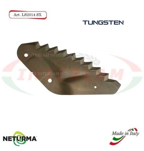 Lama per Carri UNIFEED LS 2014 SX - Piegata - Tungsteno - TRIOLET - 5p