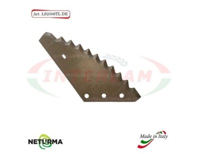 LS2006TLDX - Knife for mixer wagon UNIFEED - Vertical - Toothed (5 Pz)