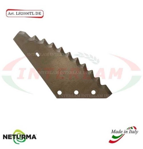 LS2006TLDX - Knife for mixer wagon UNIFEED - Vertical - Toothed (5 Pz)