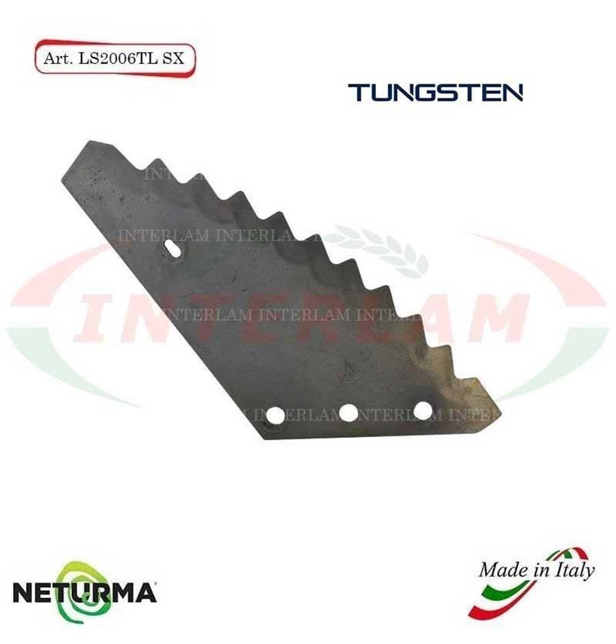 LS2006TLDX - TUNGSTEN - Knife for mixer wagon UNIFEED - Vertical- SUPERTINO - (5 Pcs.)