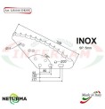 LS2016SX - INOX - Lama Per Carri UNIFEED Verticale - PAGLIARI - (1 Pz.)