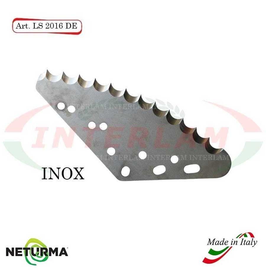 LS2016DX - INOX - Lama Per Carri UNIFEED Verticale - EUROCOMP - (1 Pz.)