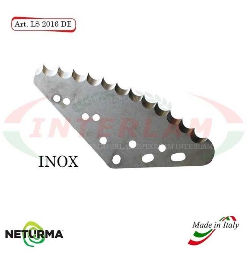 LS2016DX - INOX - Lama Per Carri UNIFEED Verticale EUROCOMP - (1 Pz.)
