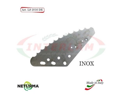 LS2016DX - INOX - Lama Per Carri UNIFEED Verticale - PAGLIARI - (1 Pz.)