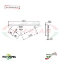SLS 1000 DE/SX - SUPPORTO per Lame Carri UNIFEED - MUTTI - (3 Pz.)