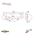 SLS 2004 DE/SX - SUPPORTO per Lame Carri UNIFEED - ITALMIX - (3 Pz.)