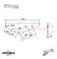 SLS 2005 DE/SX - SUPPORTO per Lame Carri UNIFEED - AGM - NUOVO - (3 Pz.)