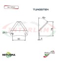 LF420T - TUNGSTEN - 45° knives for unifeed trailers and silage wagons - STORTI - (25 Pcs.)