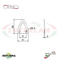 LF421 - Lama per FRESA Carri UNIFEED - STORTI - (25 Pz.)