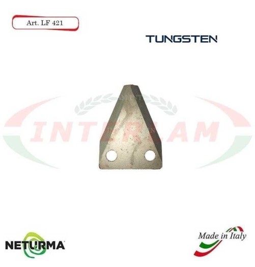 LF421T - TUNGSTENO - Lama per FRESA Carri UNIFEED  - STORTI - (25 Pz.)