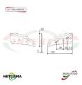 LF410SX - Knives for UNIFEED trailers and SILAGE wagons TOOTHED - SGARIBOLDI