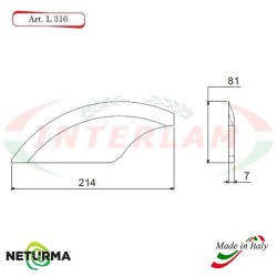 Lama per Carri UNIFEED L316 Liscia - Ø81 - MARMIX - (5 Pz.)