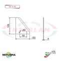 L312 - Lame per TRINCIA PAGLIA - comp. GENERALMIX - (4 Pz.)