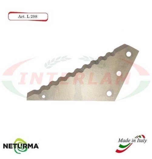 L298 - Blades for forage wagons - Toothed - Ø167 - (5 Pcs.)