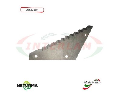 L240 - Forage wagons Blades - Toothed - Ø141 - (5 Pcs.)