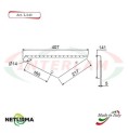 L240 - Forage wagons Blades - Toothed - Ø141 - (5 Pcs.)