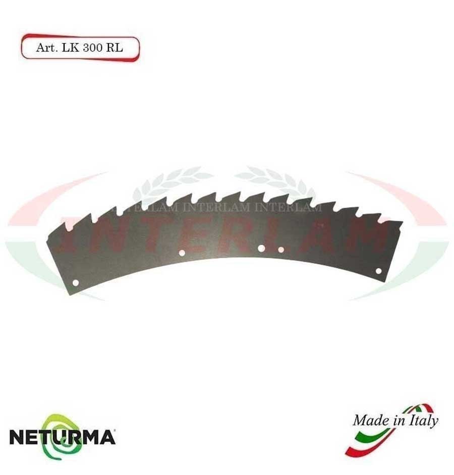 LK300 - Lame TRINCIA Foraggi e Mais KEMPER - RAGGIO LARGO - (8 Pz.)