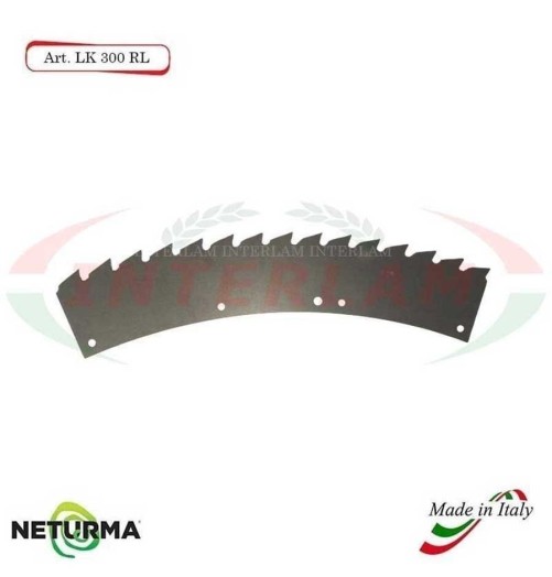 LK300 - Lame TRINCIA Foraggi e Mais KEMPER - RAGGIO LARGO - (8 Pz.)