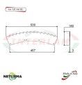 LK300 - KEMPER Forage and Corn Shredder Blades WIDE RADIUS - 8 Pcs