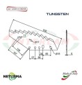 LS2010DX - TUNGSTENO - Lama per Carri UNIFEED - KUNH Unificata - (5 Pz.)