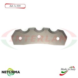 Knife for mixer wagons UNIFEED L318 toothed - Ø92 - ALIECO - (5 Pcs.)