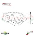 LS2017DX - Lama per Carri UNIFEED - SILOKING - KVERNELAND - (5 Pz.)